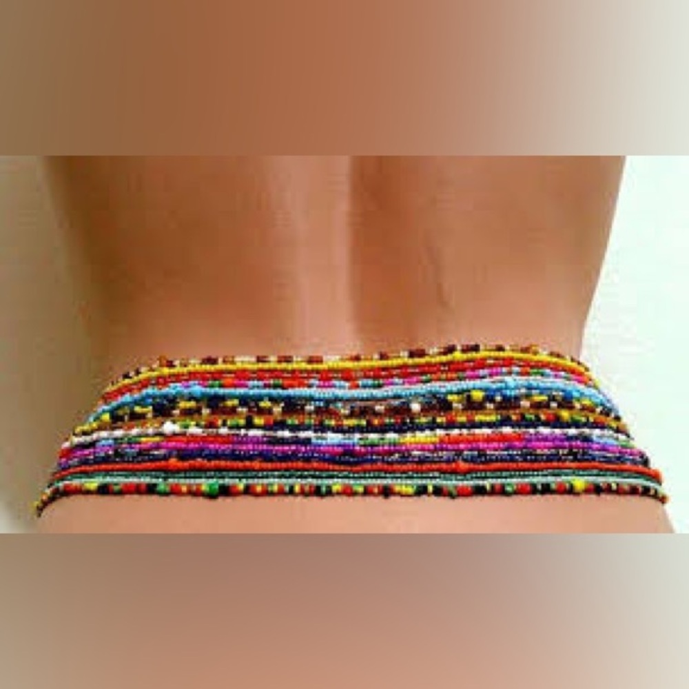 AFRICAN BELLY BEADS BODY JEWELRY